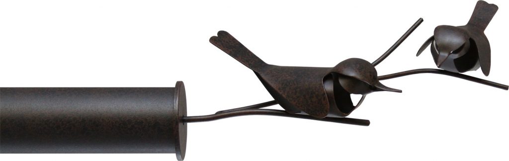 Birds - Iron Finials for 1 5/8” Rods Collection
